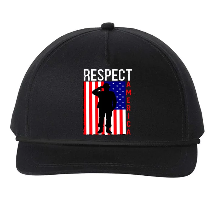 Respect America Snapback Five-Panel Rope Hat