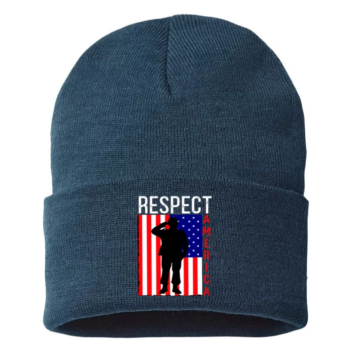 Respect America Sustainable Knit Beanie