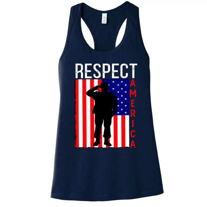 Respect America Women's Racerback Tank