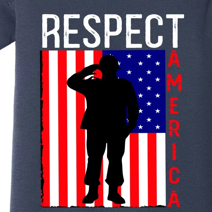 Respect America Baby Bodysuit