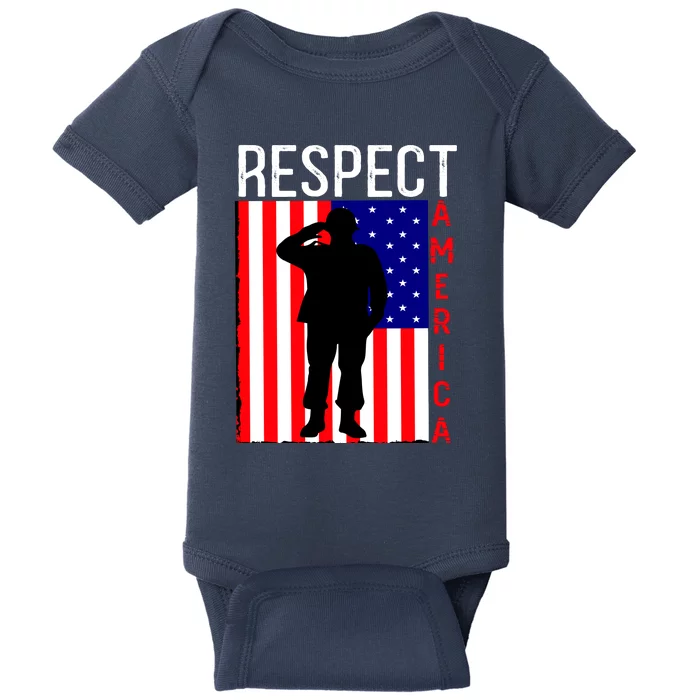 Respect America Baby Bodysuit