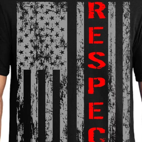 Respect Flag Of America Pajama Set