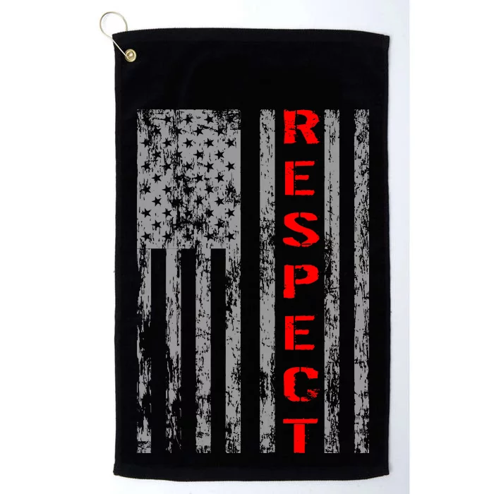 Respect Flag Of America Platinum Collection Golf Towel