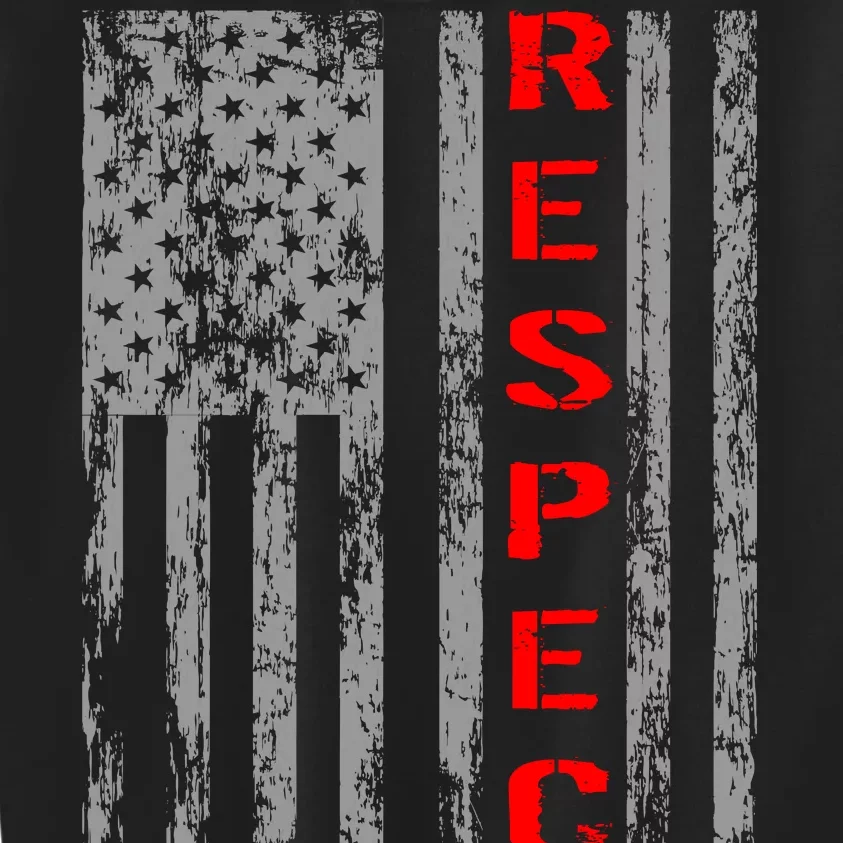 Respect Flag Of America Kids Sweatshirt