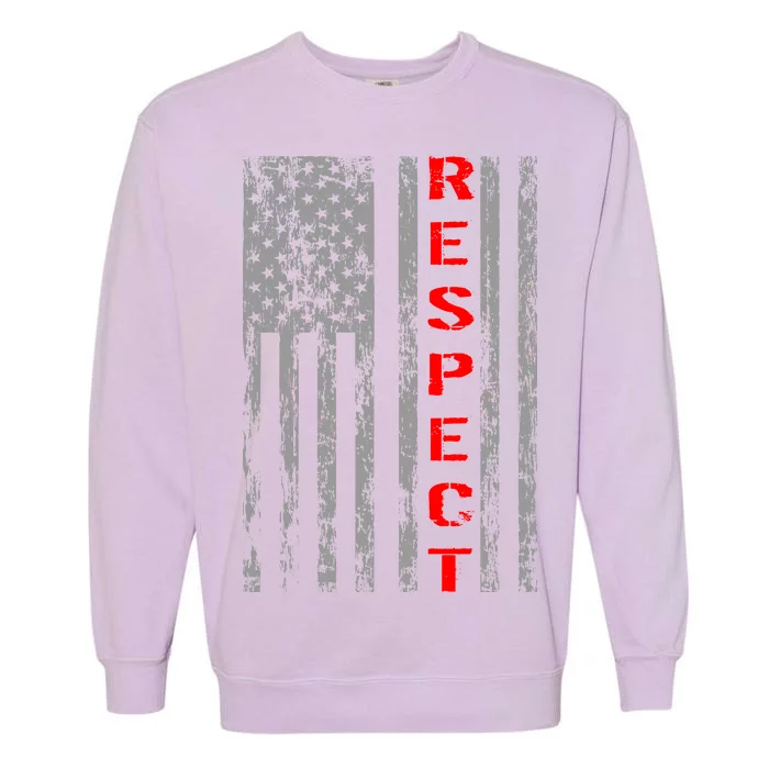 Respect Flag Of America Garment-Dyed Sweatshirt