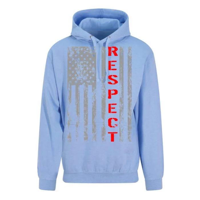 Respect Flag Of America Unisex Surf Hoodie