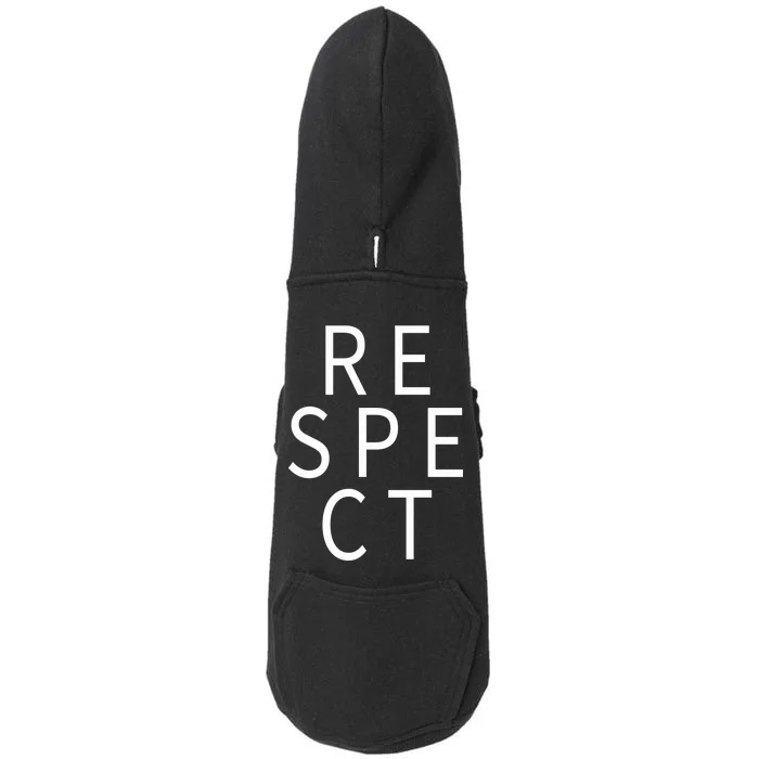 Respect Simple Logo Doggie 3-End Fleece Hoodie