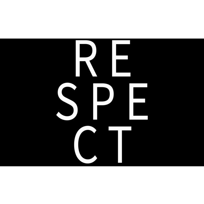 Respect Simple Logo Bumper Sticker