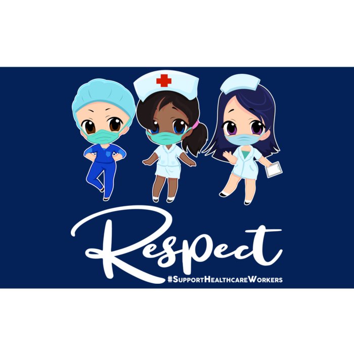 Respect Support Healthcare Workers Bumper Sticker