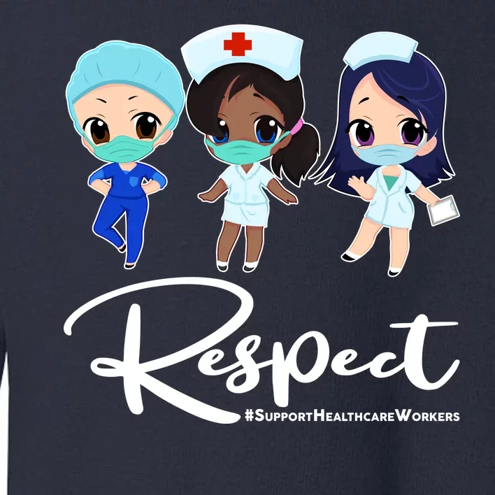 Respect Support Healthcare Workers Toddler Sweatshirt