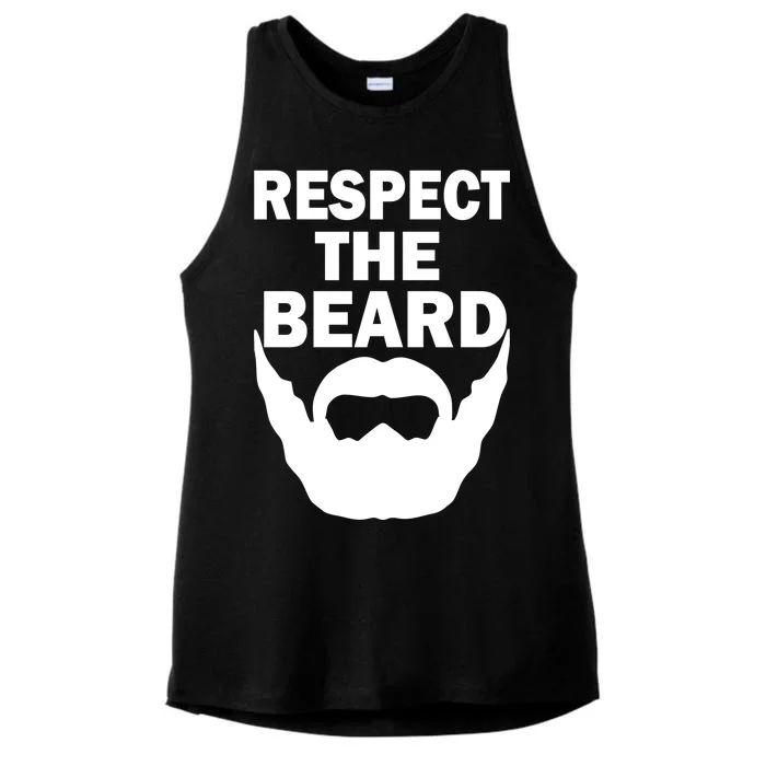 Respect The Beard Ladies Tri-Blend Wicking Tank