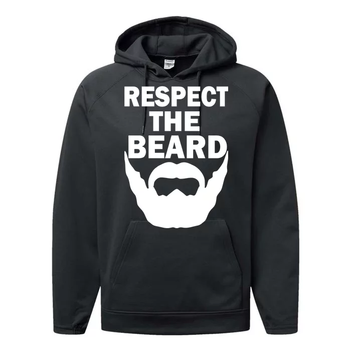 Respect The Beard Performance Fleece Hoodie