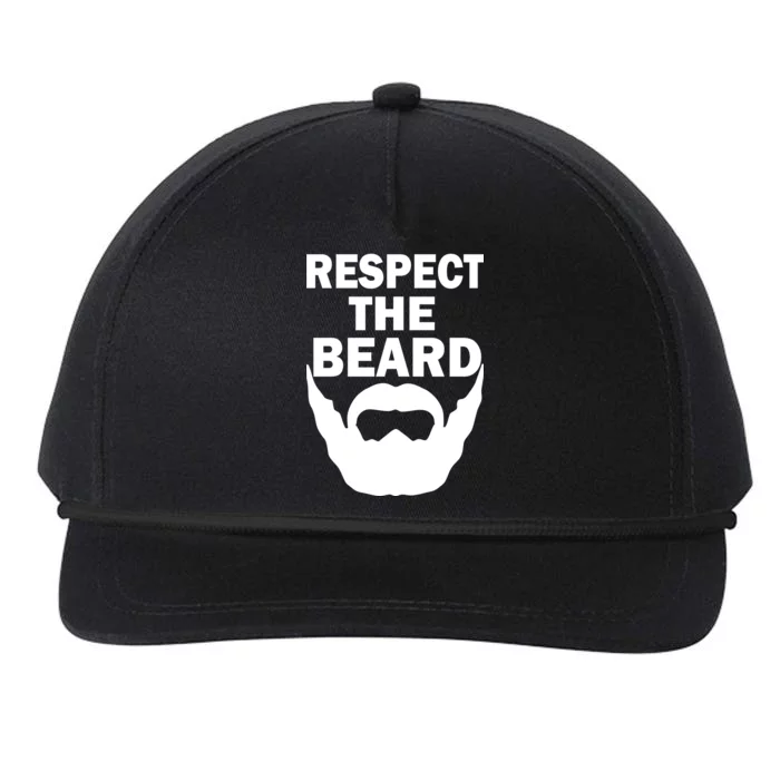 Respect The Beard Snapback Five-Panel Rope Hat