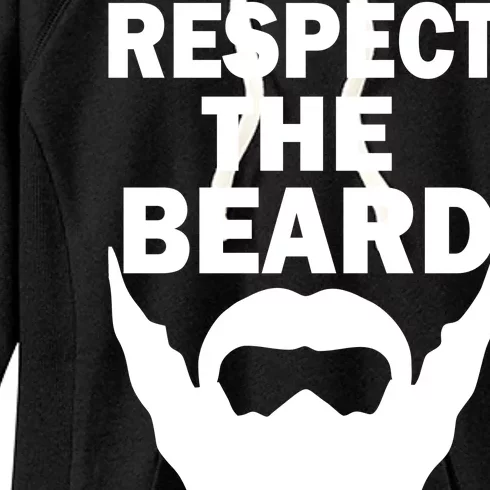 Respect The Beard Women's Fleece Hoodie