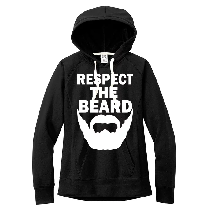 Respect The Beard Women's Fleece Hoodie