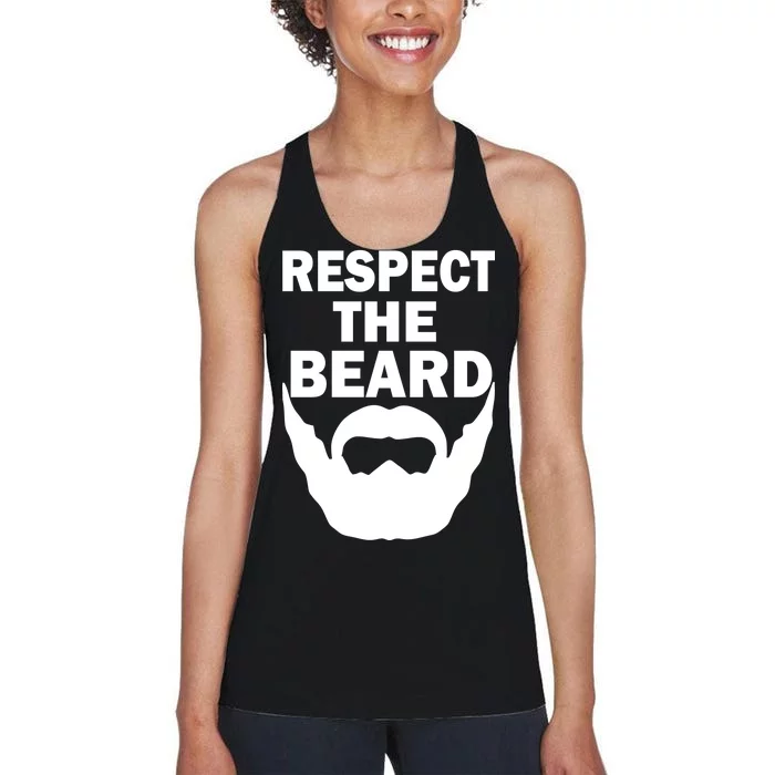 Respect The Beard Women's Racerback Tank