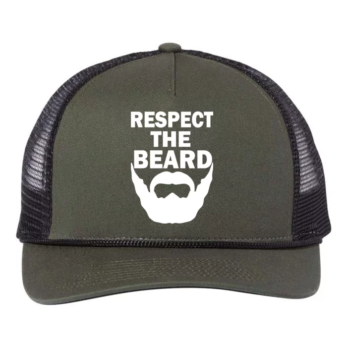 Respect The Beard Retro Rope Trucker Hat Cap