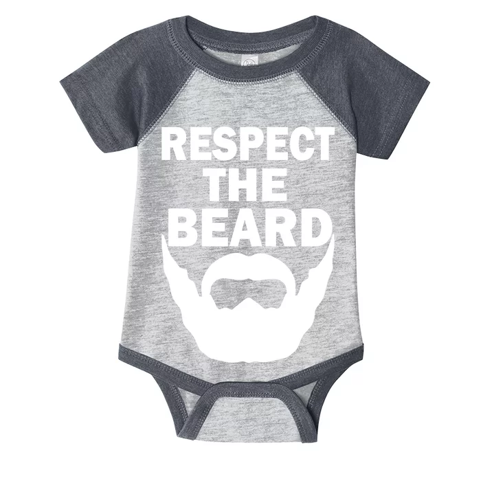 Respect The Beard Infant Baby Jersey Bodysuit