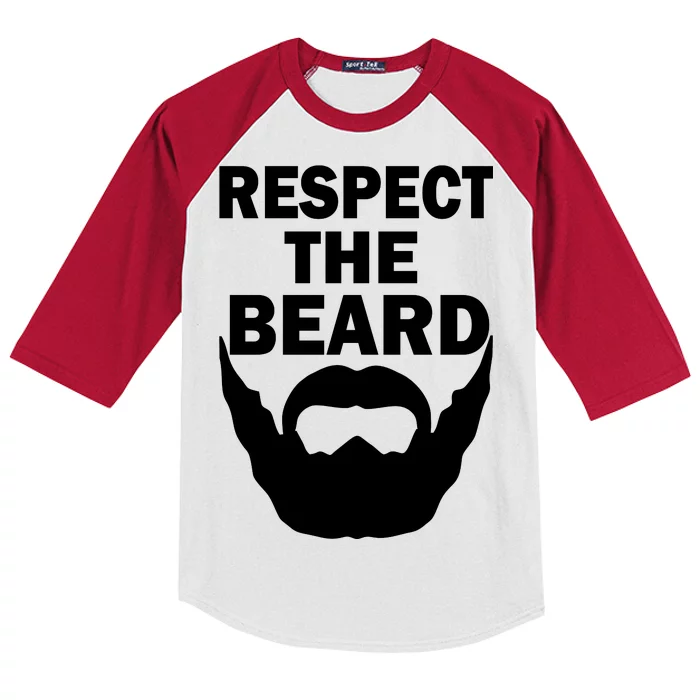 Respect The Beard Kids Colorblock Raglan Jersey