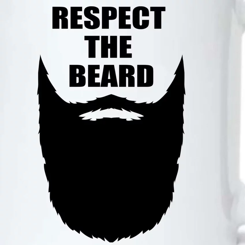 Respect The Beard Funny Bearded Black Color Changing Mug