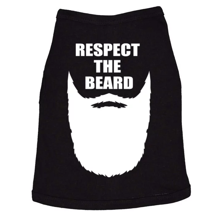 Respect The Beard Funny Bearded Doggie Tank