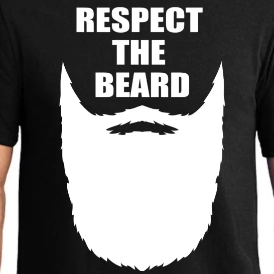 Respect The Beard Funny Bearded Pajama Set