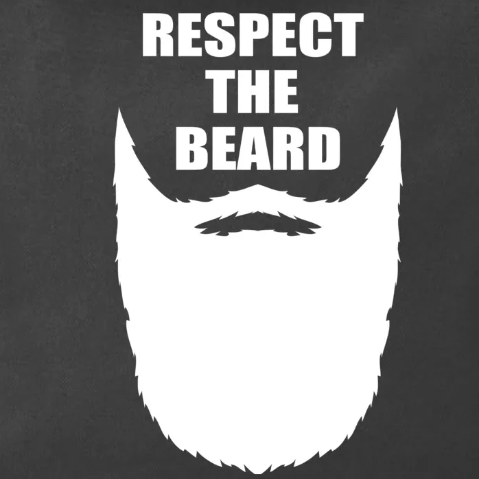 Respect The Beard Funny Bearded Zip Tote Bag