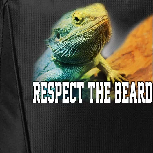 Respect The Beard Funny Bearded Dragon City Backpack