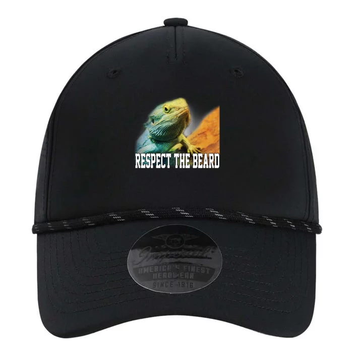 Respect The Beard Funny Bearded Dragon Performance The Dyno Cap