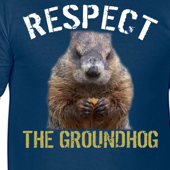 Respect The Groundhog Comfort Colors T-Shirt