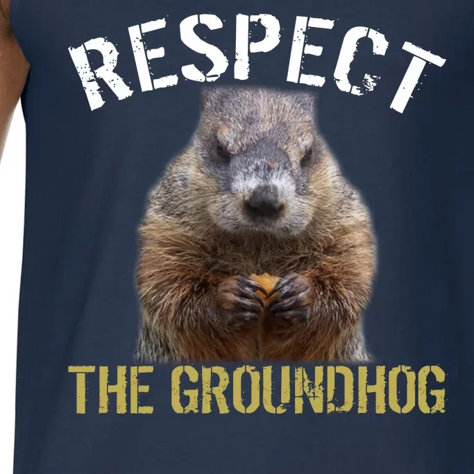 Respect The Groundhog Comfort Colors® Tank Top