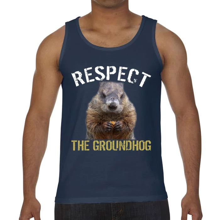 Respect The Groundhog Comfort Colors® Tank Top