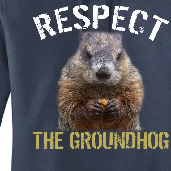 Respect The Groundhog Women's Pullover Hoodie