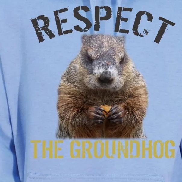 Respect The Groundhog Unisex Surf Hoodie