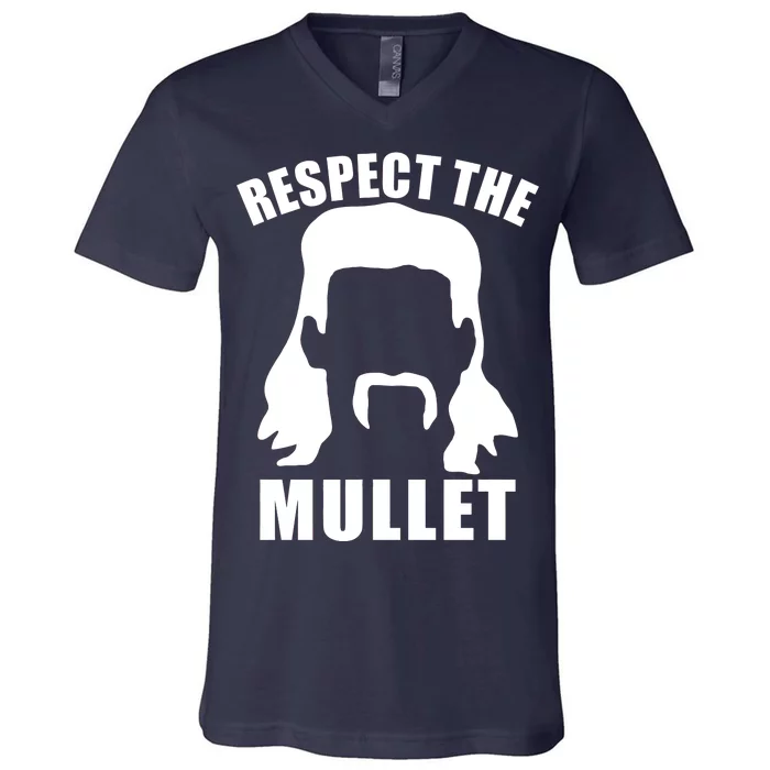 Respect The Mullet V-Neck T-Shirt