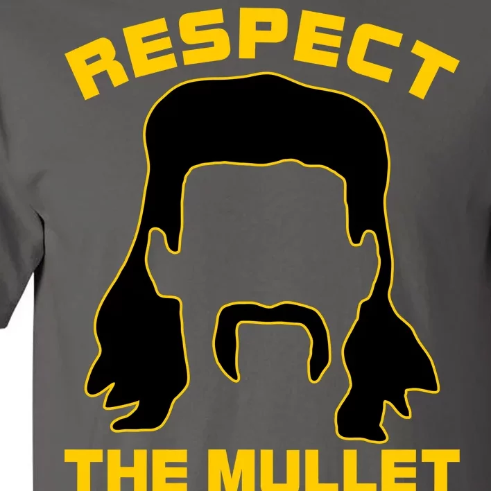 Respect The Mullet Hair Game Tall T-Shirt