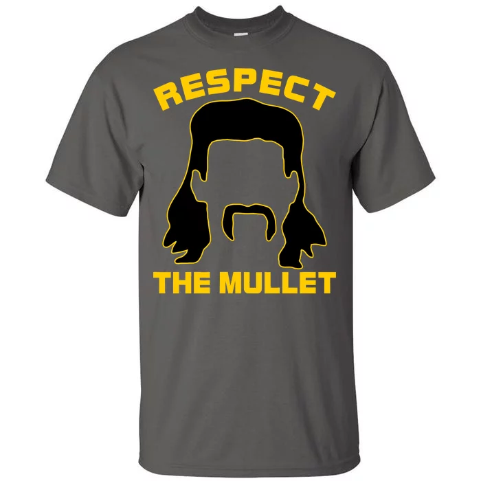 Respect The Mullet Hair Game Tall T-Shirt