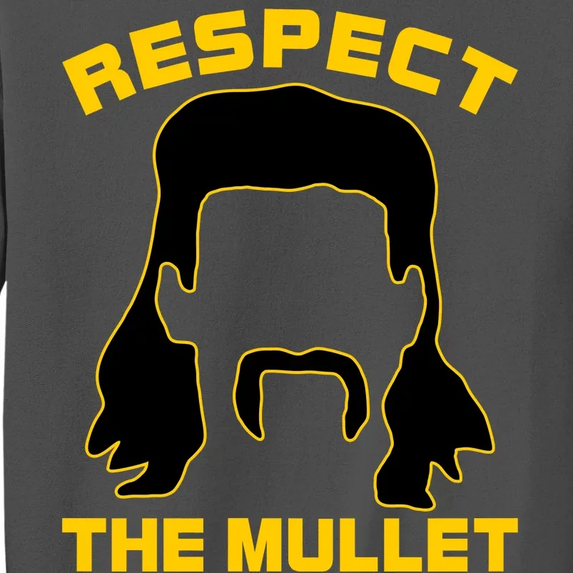 Respect The Mullet Hair Game Tall Sweatshirt