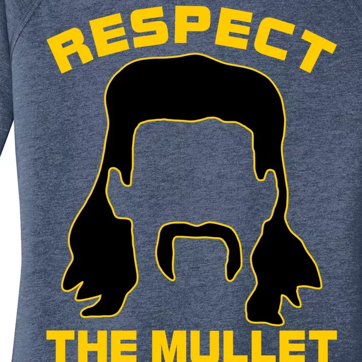 Respect The Mullet Hair Game Women's Perfect Tri Tunic Long Sleeve Shirt