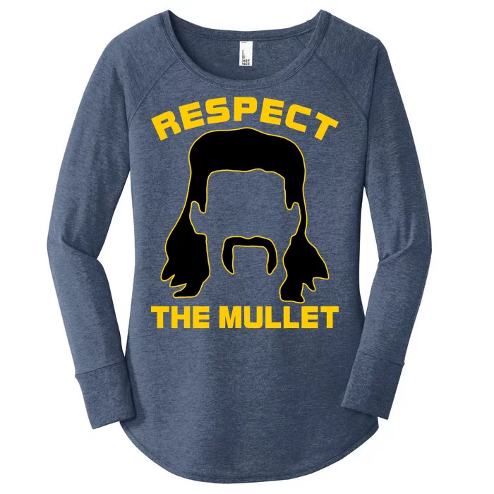 Respect The Mullet Hair Game Women's Perfect Tri Tunic Long Sleeve Shirt