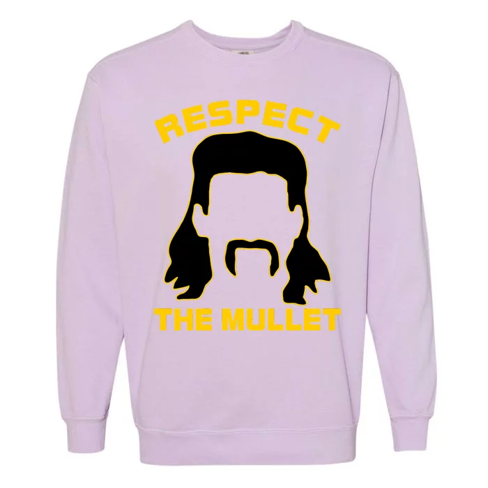 Respect The Mullet Hair Game Garment-Dyed Sweatshirt