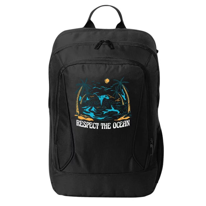 Respect The Ocean City Backpack