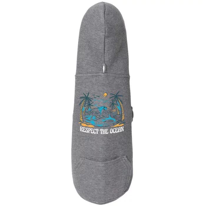 Respect The Ocean Doggie 3-End Fleece Hoodie