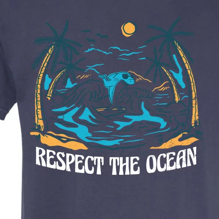 Respect The Ocean Garment-Dyed Heavyweight T-Shirt