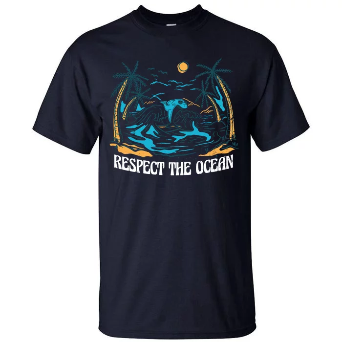 Respect The Ocean Tall T-Shirt