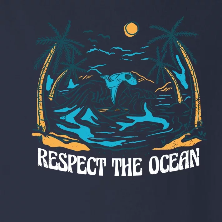 Respect The Ocean Toddler Long Sleeve Shirt