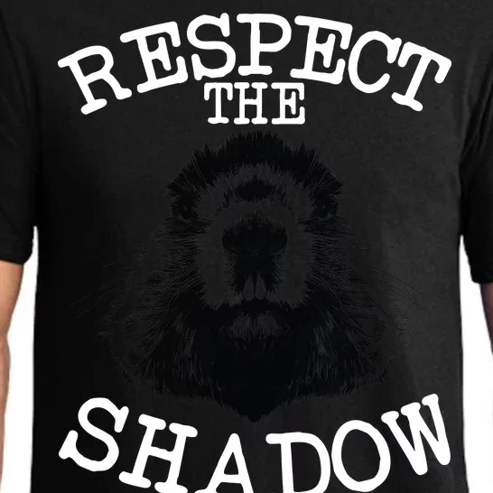 Respect The Shadow Groundhog Pajama Set