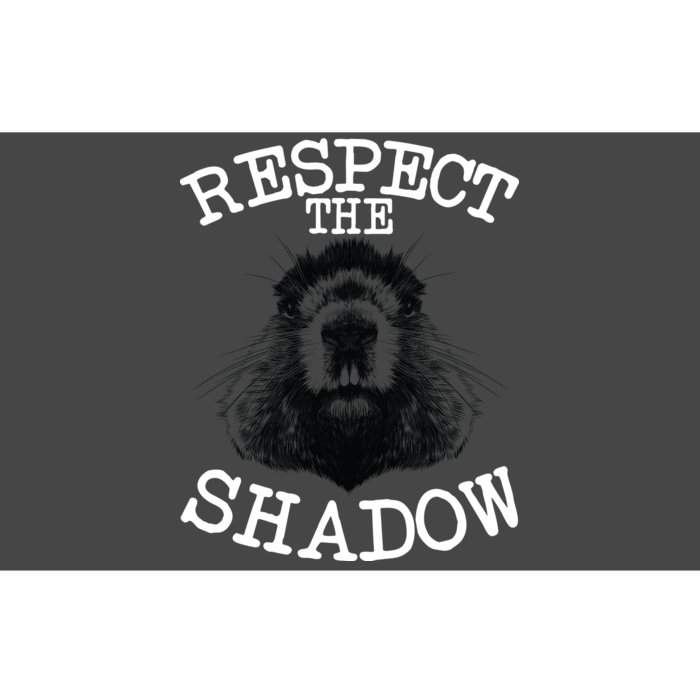 Respect The Shadow Groundhog Bumper Sticker