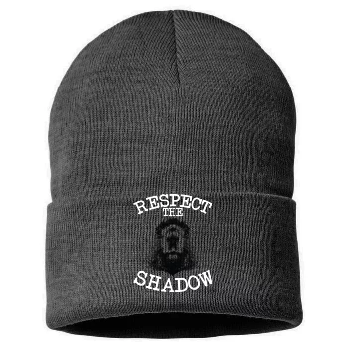 Respect The Shadow Groundhog Sustainable Knit Beanie