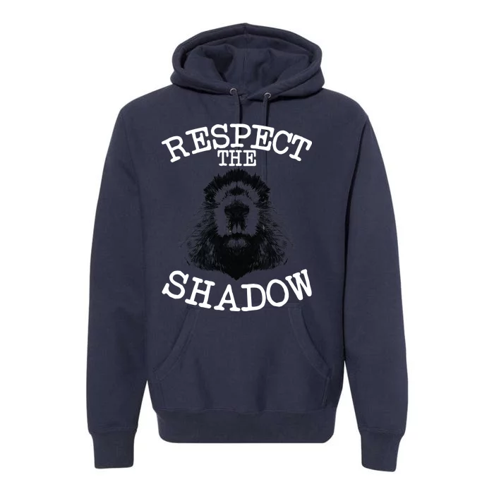 Respect The Shadow Groundhog Premium Hoodie